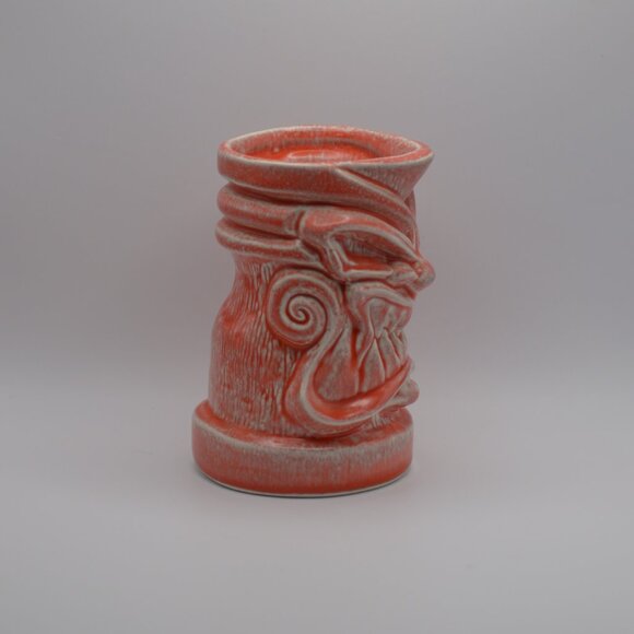 Tiki Farm 2001 Red 4.75 inch Tiki (Drew Brophy Fang 1st edition) - Picture 4 of 6